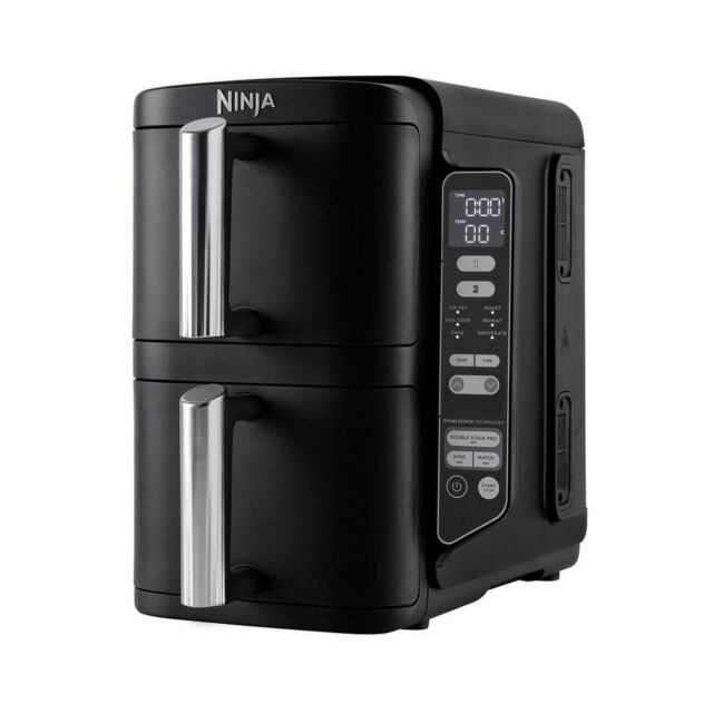Ninja SL300UK Double Stack 2-Drawer 7.6L Air Fryer - Black