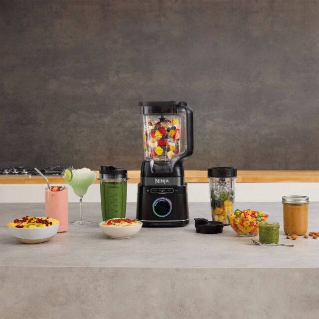 Ninja TB301UK Detect Duo Power Blender Pro & Single Serve - Black