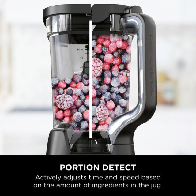 Ninja TB301UK Detect Duo Power Blender Pro & Single Serve - Black