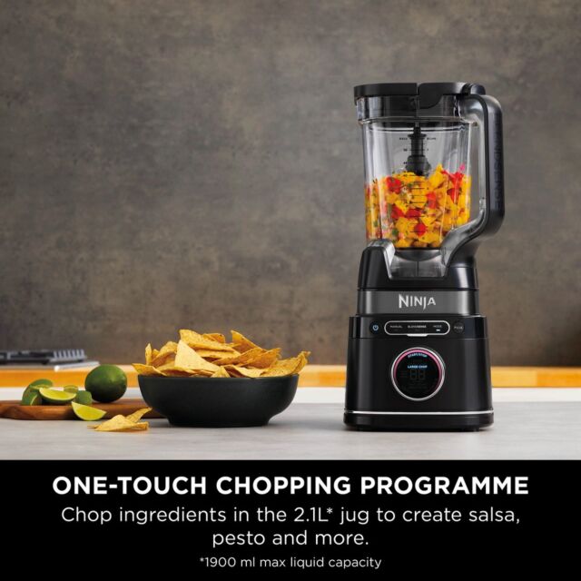 Ninja TB301UK Detect Duo Power Blender Pro & Single Serve - Black