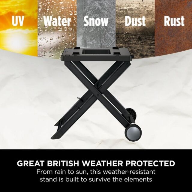 Ninja XSKGRLLSTDEUK Woodfire Electric BBQ Stand - Black