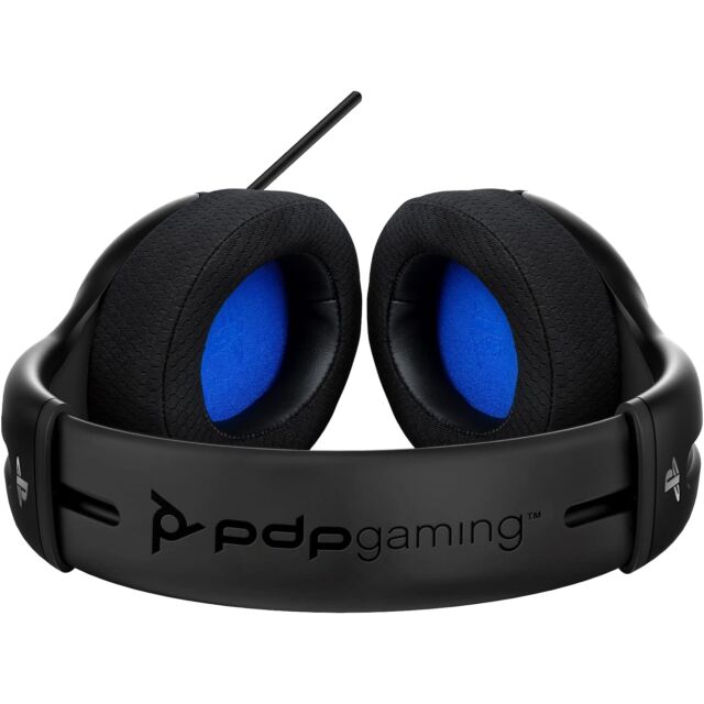 PDP LVL50 Stereo Wired Headset With Mic for PS5, PS4 and PC - black