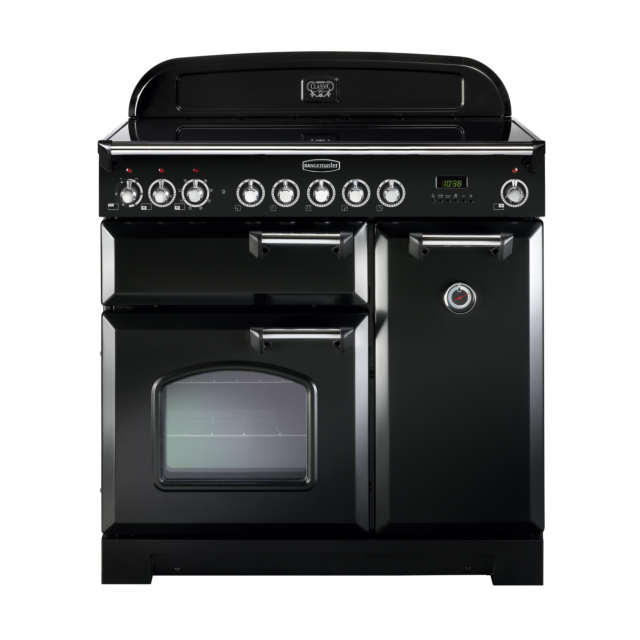 Rangemaster CDL90EIBL/C CDL90EIBL Classic Deluxe Induction Range Cooker