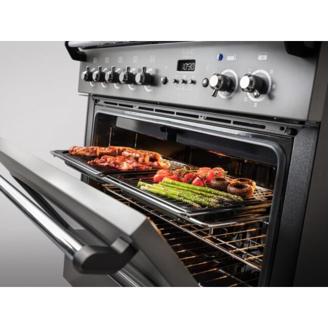 Rangemaster Aga CLAS90FXEIMG/C Range Cooker Mineral Green 90cm Induction