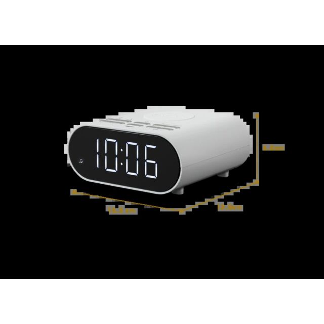 Roberts Radio ORT-CHARGEDW CHARGEDW Clock Radio - White