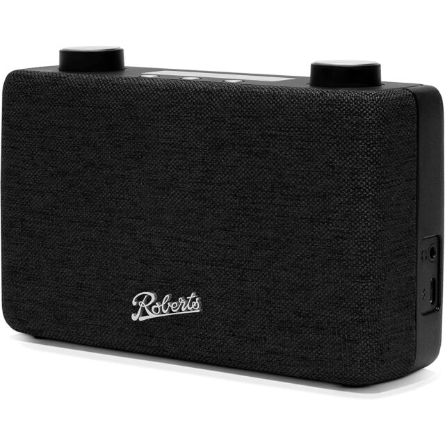 Roberts Radio PLAY11BK Black Portable DAB/FM Radio - Black