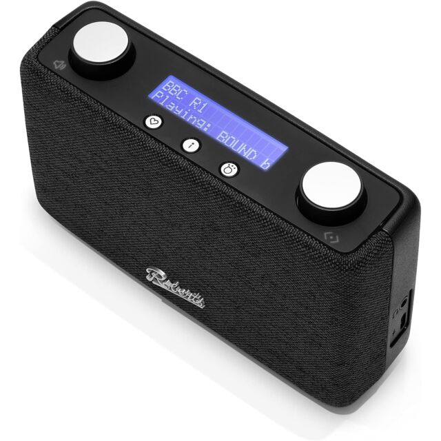 Roberts Radio PLAY11BK Black Portable DAB/FM Radio - Black
