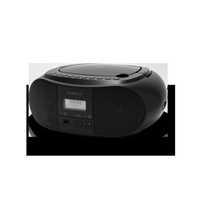 Roberts Radio ZOOMBOX4BK Portable Boombox - Black
