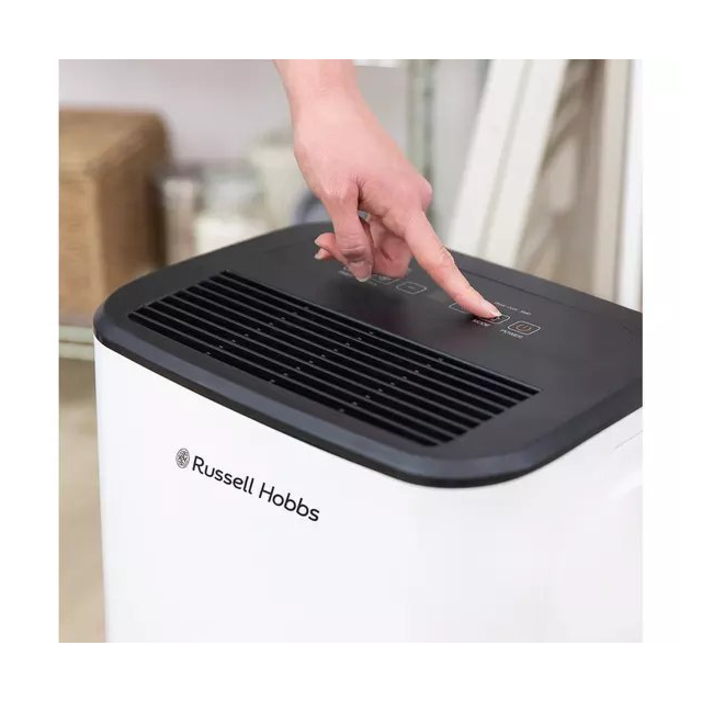 Russell Hobbs RHDH2002 20L Dehumidifier - White & Black