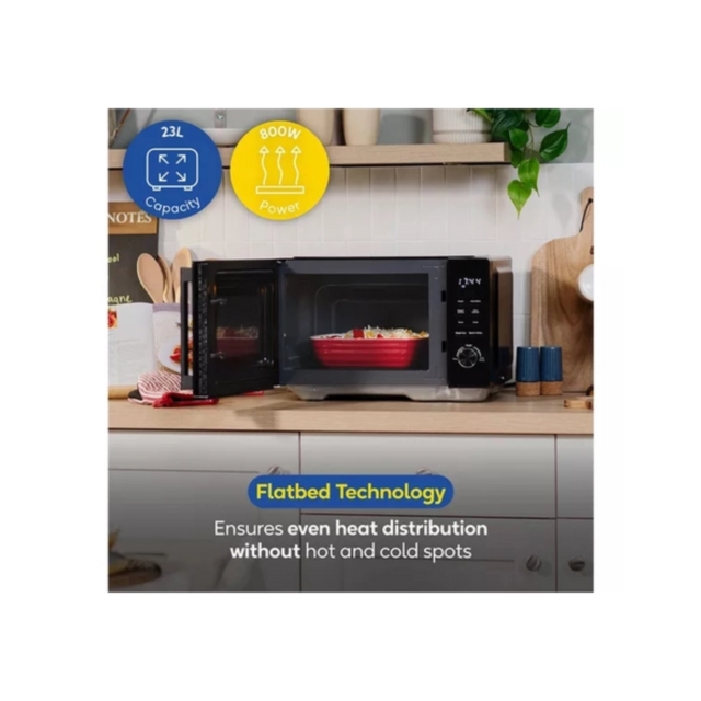 Russell Hobbs RHFM2365B 23Litre Flatbed Digital Microwave - Black