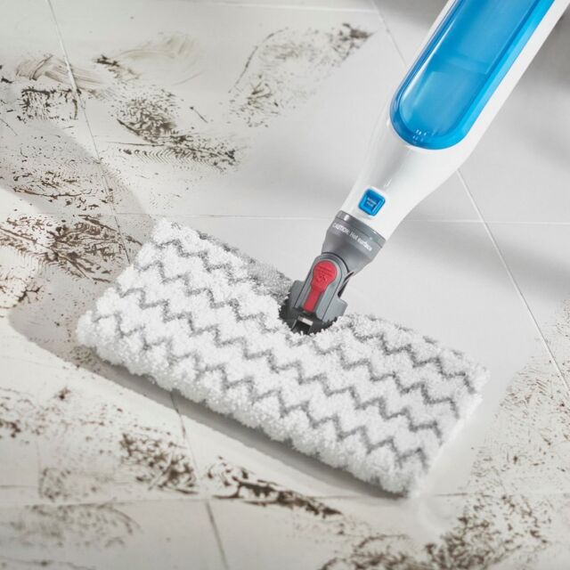 Shark S6001UK Klik n' Flip Steam Mop - White/Blue