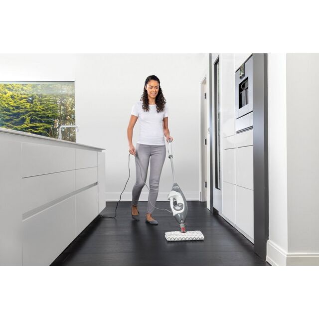 Shark S6005UK Floor & Handheld Steam Cleaner - Grey/Bordeaux