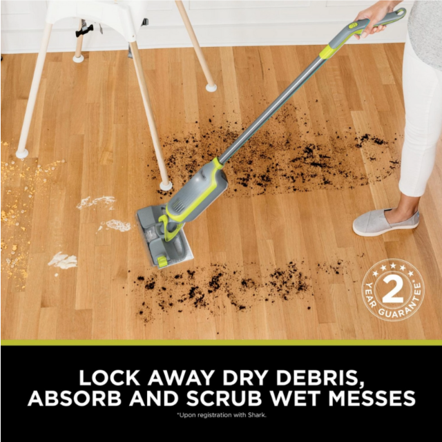 Shark VM200UK Shark Vacmop Cordless 2-In-1 Vacuum Mop With Targeted Spray - 9 Min 30 Sec Run Time -