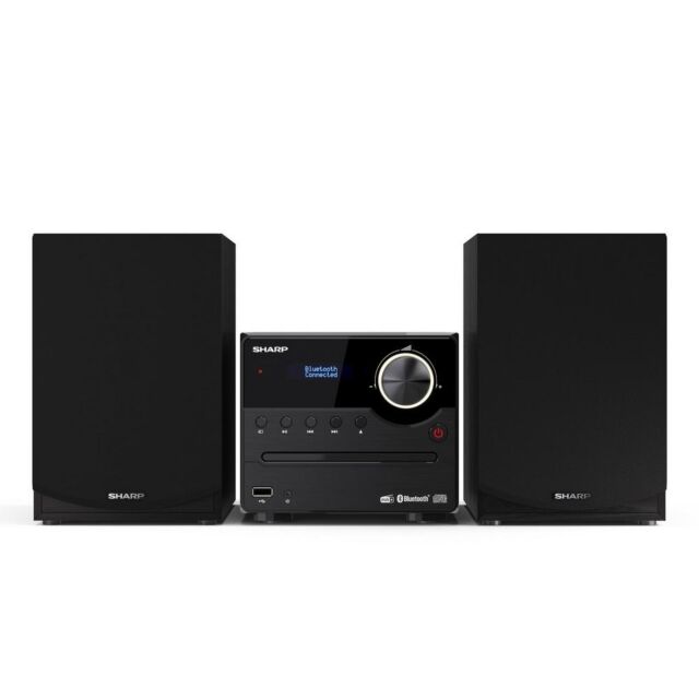 Sharp XL-B517D(BK) Wireless Hi-Fi Micro System - Black With Bluetooth