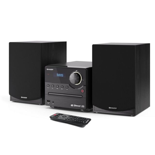 Sharp XL-B517D(BK) Wireless Hi-Fi Micro System - Black With Bluetooth