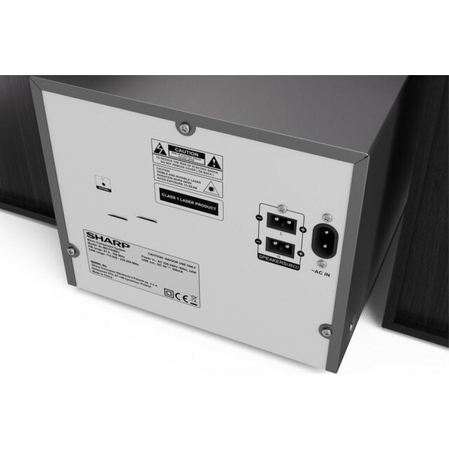 Sharp XL-B517D(BK) Wireless Hi-Fi Micro System - Black With Bluetooth
