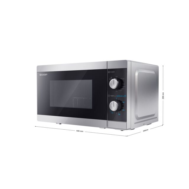 Sharp YC-MG01U-S 20 Litres Microwave - Silver