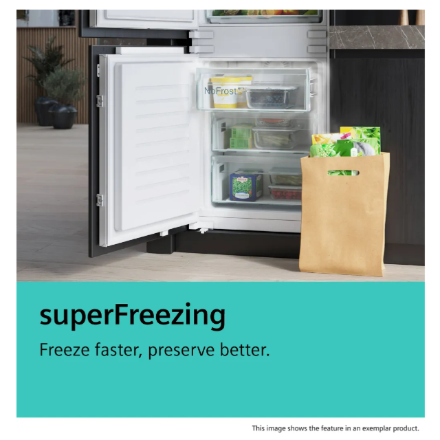 Siemens GS36NVIEPG Tall Freezer 186cm - Stainless Steel