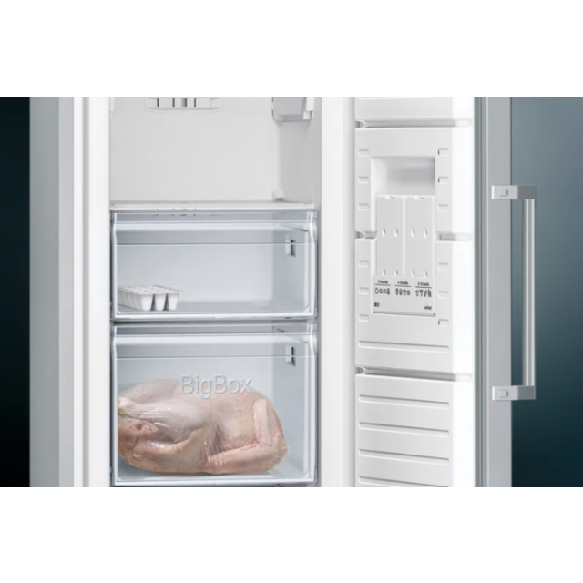 Siemens GS36NVIEPG Tall Freezer 186cm - Stainless Steel