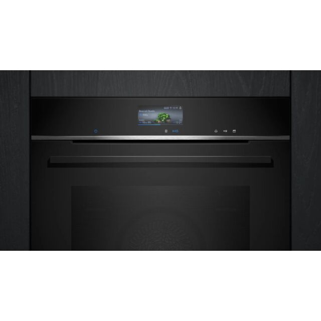 Siemens HR776G1B1B 59.4 cm Built In Electric Single Oven - Black