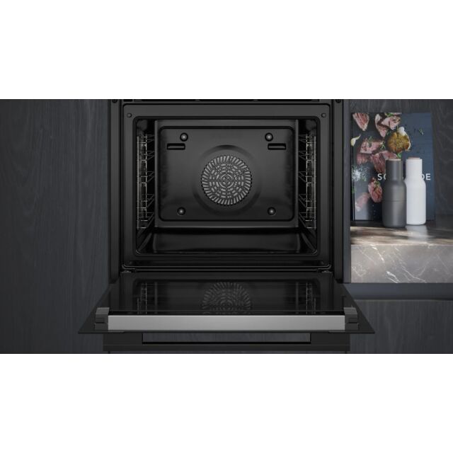 Siemens HR776G1B1B 59.4 cm Built In Electric Single Oven - Black