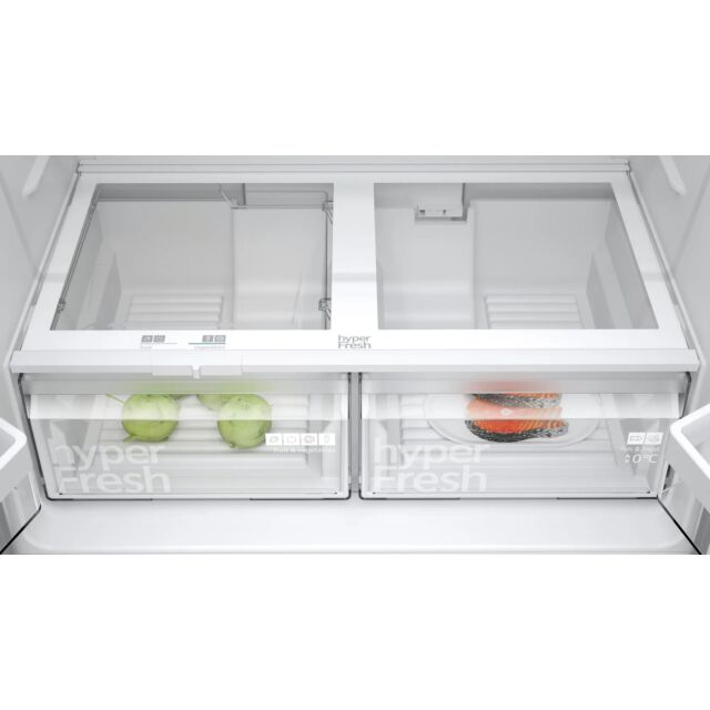 Siemens KF96NVPEAG IQ300 French Door American Style Fridge Freezer