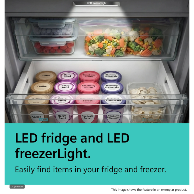 Siemens KG39NAIAU Fridge Freezer, Silver Inox, 203X60, No Frost, A Energy, 