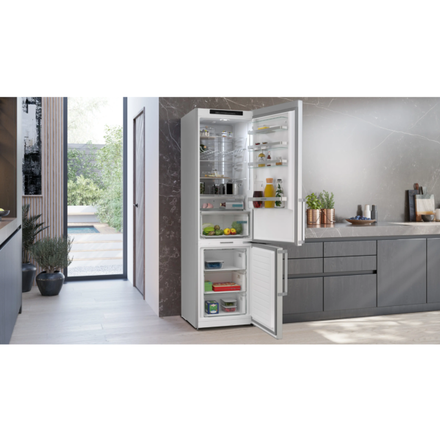 Siemens KG39NAIAU Fridge Freezer, Silver Inox, 203X60, No Frost, A Energy, 