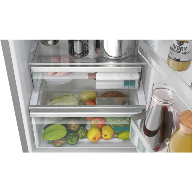 Siemens KG39NAIAU Fridge Freezer, Silver Inox, 203X60, No Frost, A Energy, 