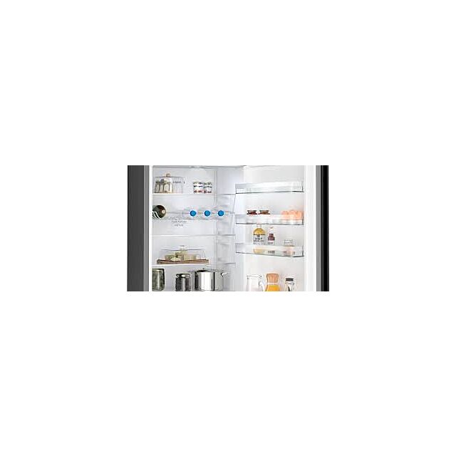 Siemens KG39NXXBF Fridge Freezer 60Cm Wide, Black Steel, Nofrost
