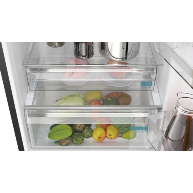 Siemens KG49NXXCF Fridge Freezer - Black Steel