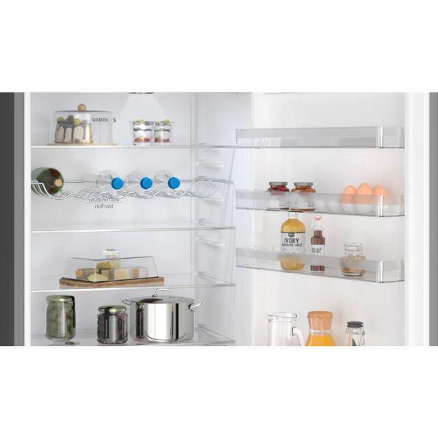 Siemens KG49NXXCF Fridge Freezer - Black Steel