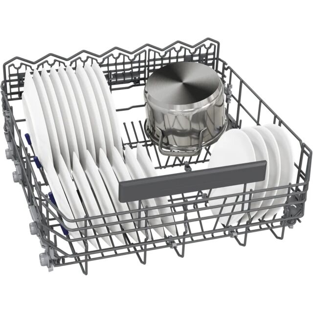 Siemens SN25EC13CE Dishwasher Iq500, Black Steel, Vario Drawer 14 Place