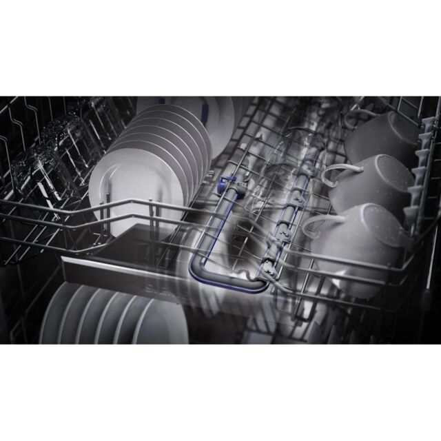 Siemens SN25EC13CE Dishwasher Iq500, Black Steel, Vario Drawer 14 Place