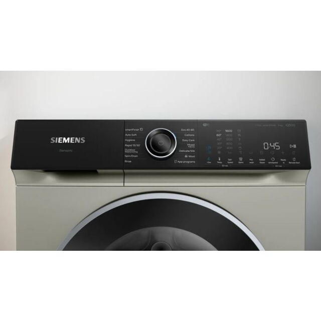 Siemens WG46H2AXGB Silver Inox Washing Machine, IQ500, 9Kg 1600rpm, Idos