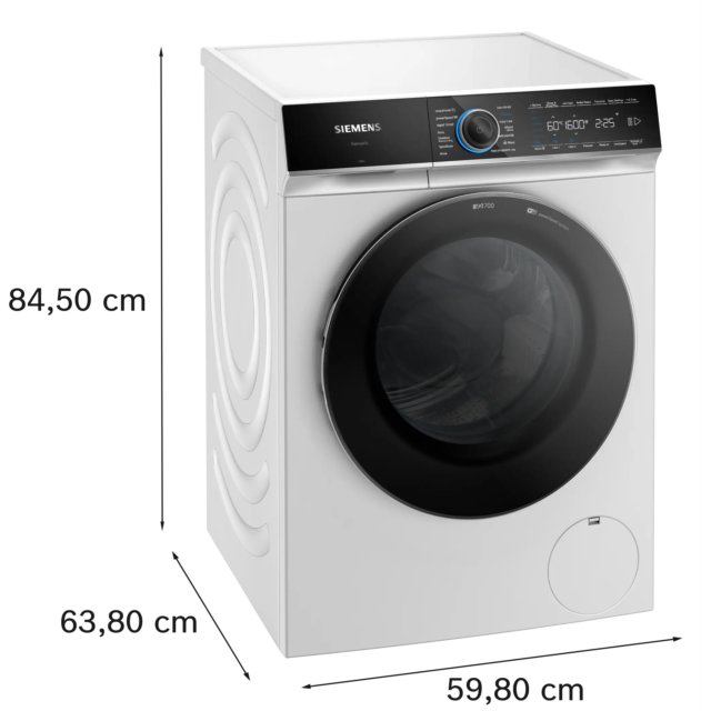 Siemens WG66B2A1GB Washing Machine - iQ700 - 11kg - 1600rpm - iDos - White