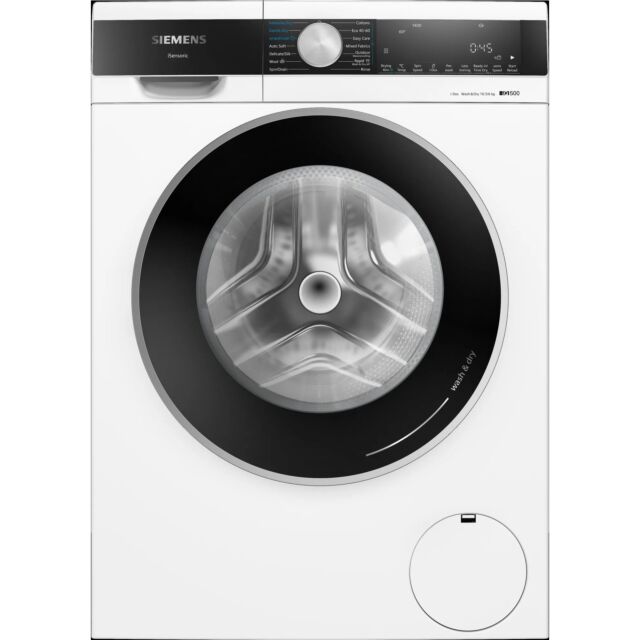 Siemens WN54G1A1GB Washer Dryer IQ500, 10.5kg/ 6kg, 1400rpm,