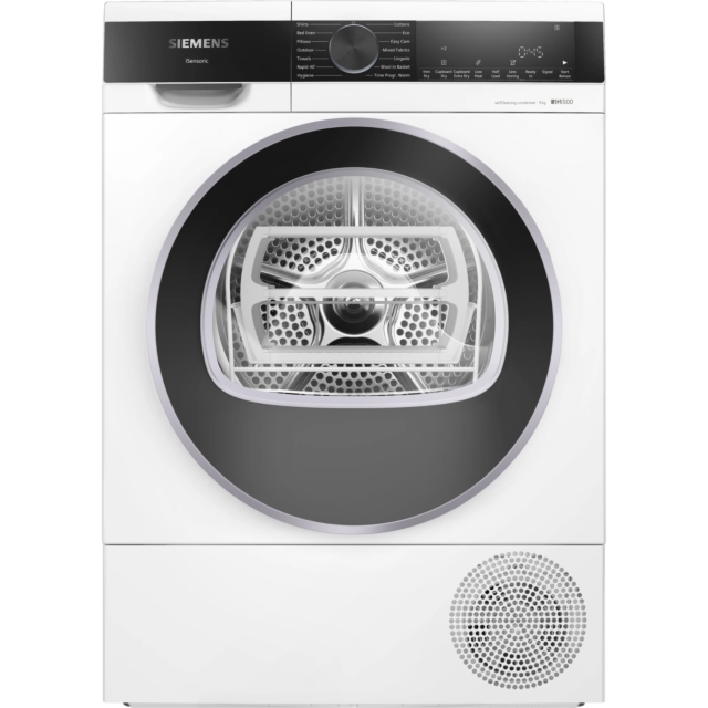 Siemens WQ45G203GB Iq500 Tumble Dryer, 9Kg,Heat Pump Dryer, White