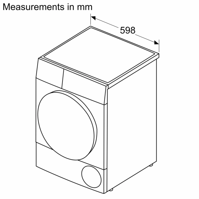 Siemens WQ45G203GB Iq500 Tumble Dryer, 9Kg,Heat Pump Dryer, White