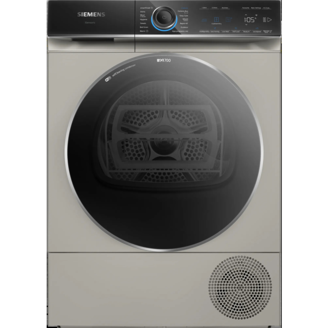 Siemens WQ46B2CXGB Heat Pump Tumble Dryer - Silver Inox