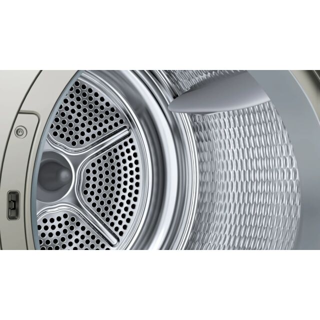 Siemens WQ46B2CXGB Heat Pump Tumble Dryer - Silver Inox