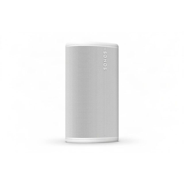 Sonos PLAY WHITE Portable Wireless Multi-Room Speaker With Alexa - White