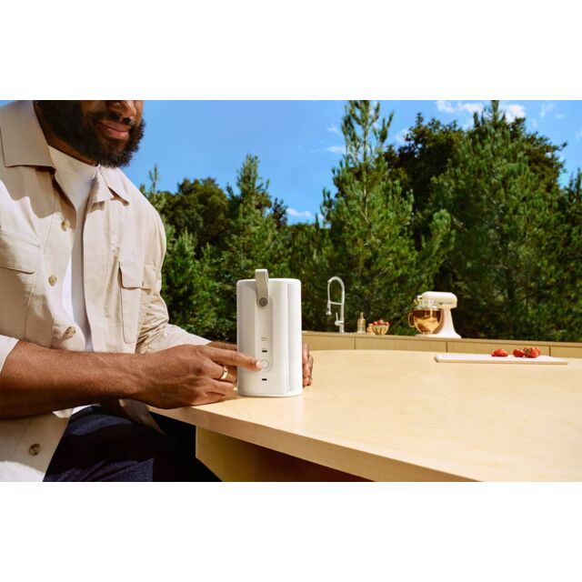 Sonos PLAY WHITE Portable Wireless Multi-Room Speaker With Alexa - White