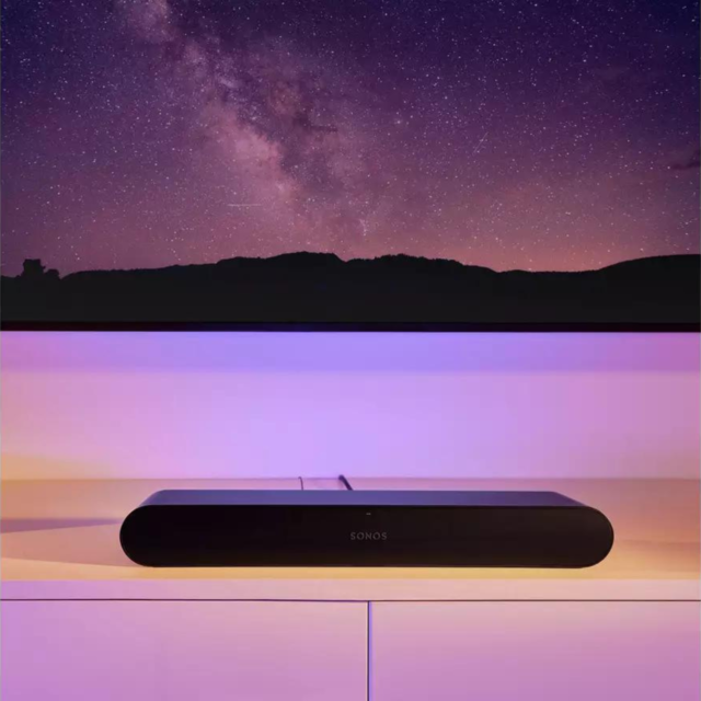 Sonos RAY Smart Soundbar - Black 