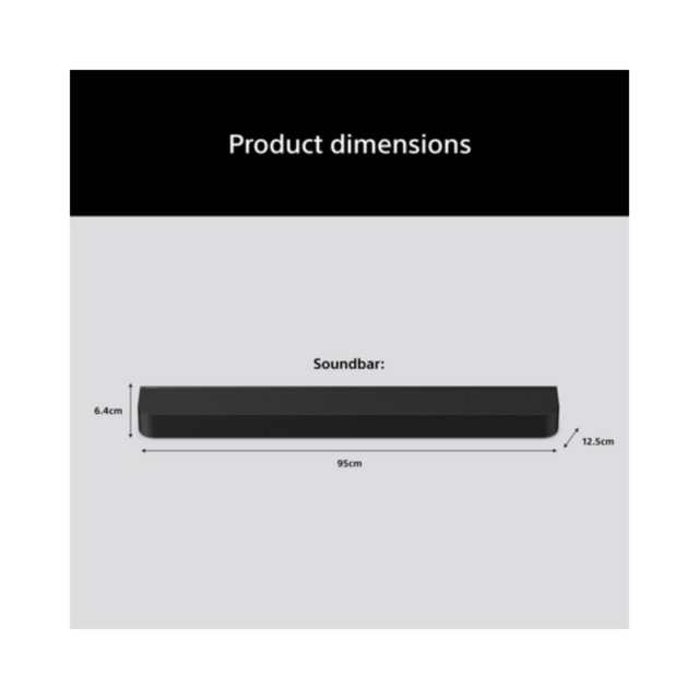 Sony HTA7100.CEK BRAVIA Theatre Bar 7 Dolby Atmos Soundbar - Black