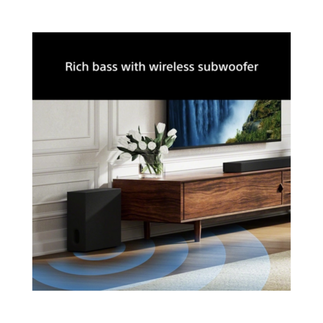 Sony HTA7100KIT.CEK Bravia Theatre Bar 7 + S 5.1.2Ch Dolby Atmos Soundbar With Sasw7 100W Subwoofer