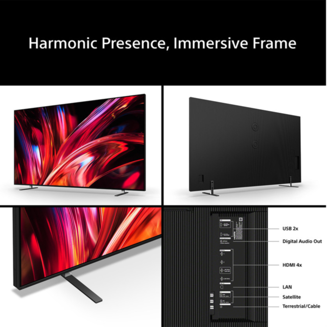 Sony K115XR95M2BUKA Bravia 9.2 TV 4K, 115inch True Rgb Led, Smart Google TV