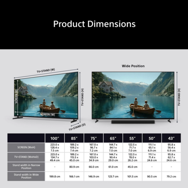 Sony K85XR38M2PB.UKA Bravia 3.ii 85inch 4K LED Smart TV