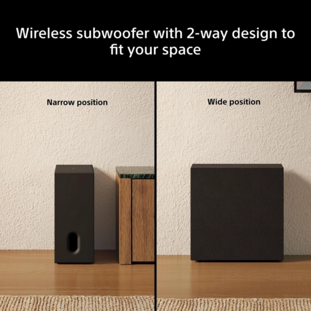 Sony SASW8.CEJ BRAVIA Theatre Sub 8 Wireless 300W Subwoofer - Black