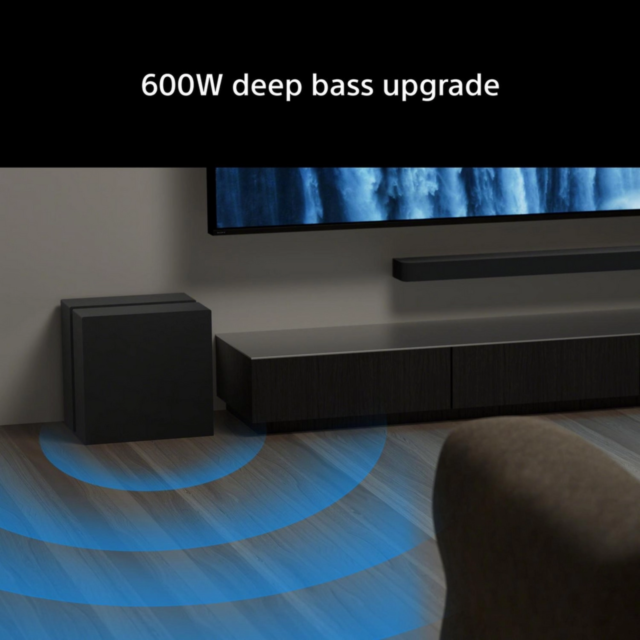 Sony SASW9.CEJ BRAVIA Theatre Sub 9 Wireless 600W Subwoofer - Black
